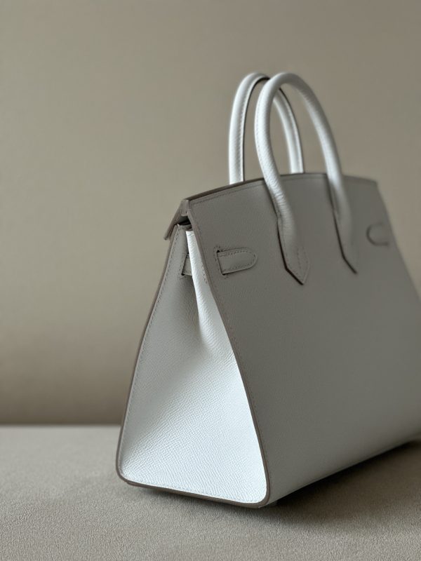 Birkin 25 Epsom Gris Pale(M4) Palladium Hardware Sellier - Image 5