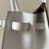 Birkin 25 Epsom Gris Pale(M4) Palladium Hardware Sellier - Image 11