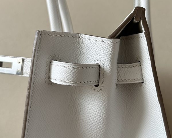 Birkin 25 Epsom Gris Pale(M4) Palladium Hardware Sellier - Image 11