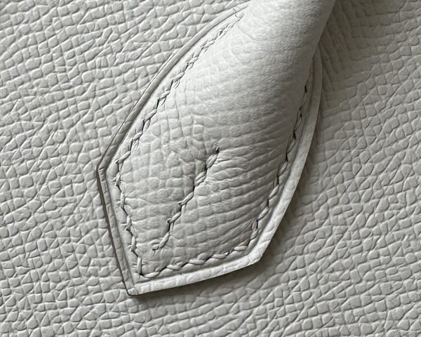 Birkin 25 Epsom Gris Pale(M4) Palladium Hardware Sellier - Image 9