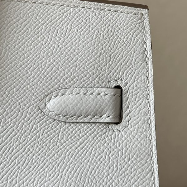 Birkin 25 Epsom Gris Pale(M4) Palladium Hardware Sellier - Image 7