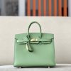 Birkin 25 Epsom Vert Criquet  (3I ) Gold Hardware Sellier