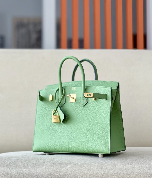 Birkin 25 Epsom Vert Criquet  (3I ) Gold Hardware Sellier - Image 2