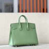 Birkin 25 Epsom Vert Criquet  (3I ) Gold Hardware Sellier - Image 3