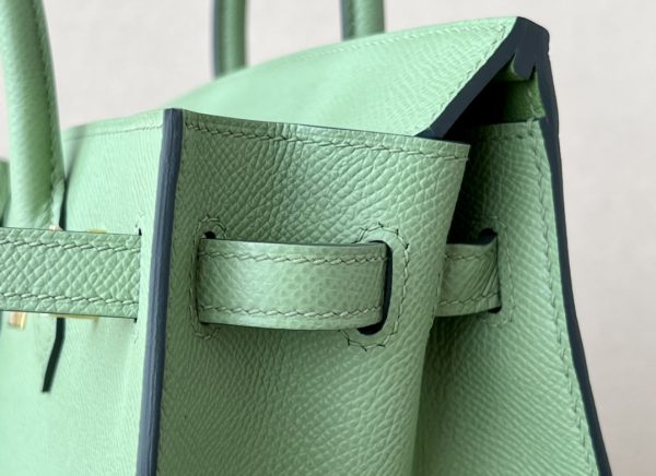 Birkin 25 Epsom Vert Criquet  (3I ) Gold Hardware Sellier - Image 11