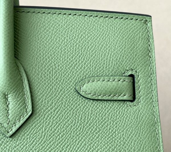 Birkin 25 Epsom Vert Criquet  (3I ) Gold Hardware Sellier - Image 6