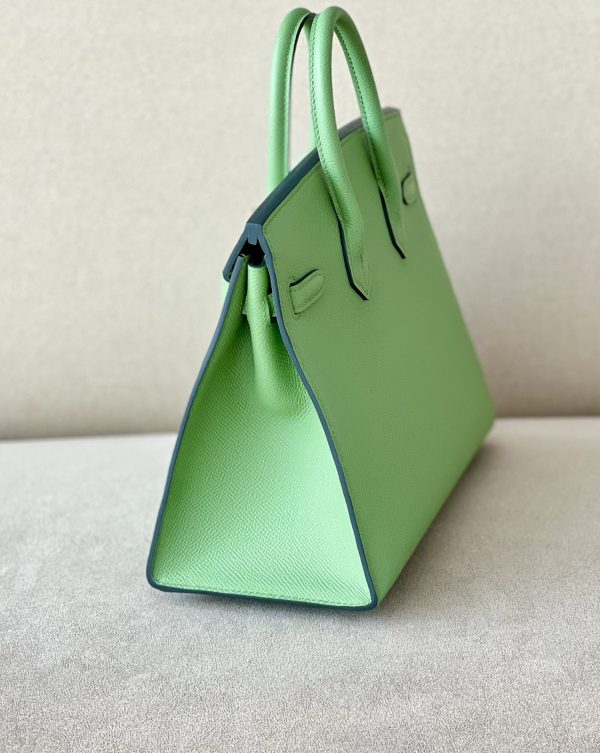 Birkin 25 Epsom Vert Criquet  (3I ) Gold Hardware Sellier - Image 4