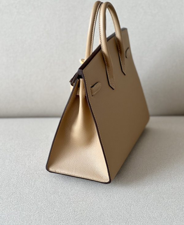 Birkin 25 Epsom Chai (0M) Gold Hardware Sellier - Image 4
