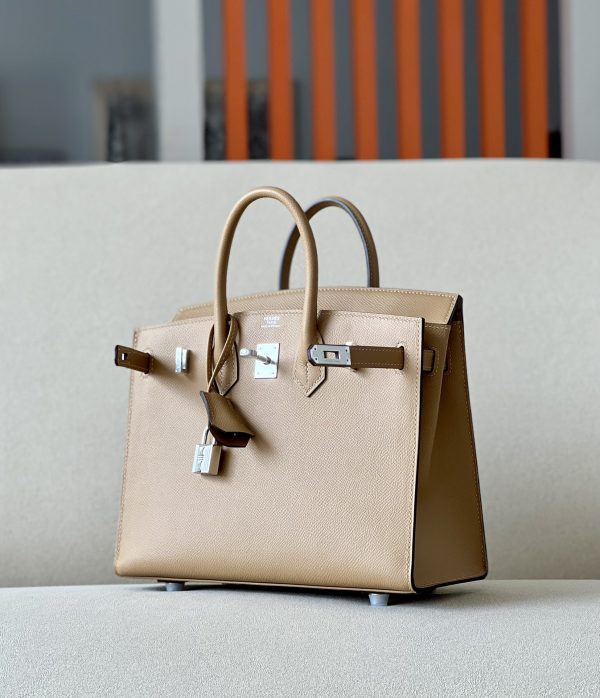 Birkin 25 Epsom Chai (0M)  Palladium Hardware Sellier - Image 2