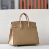 Birkin 25 Epsom Chai (0M)  Palladium Hardware Sellier - Image 3