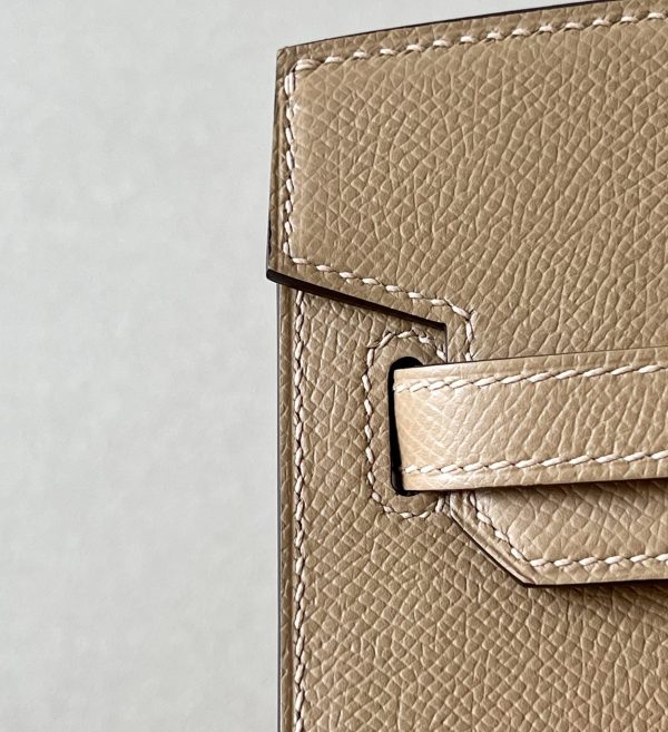 Birkin 25 Epsom Chai (0M)  Palladium Hardware Sellier - Image 7