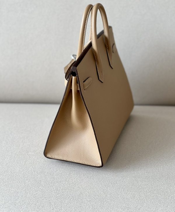 Birkin 25 Epsom Chai (0M)  Palladium Hardware Sellier - Image 4