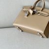Birkin 25 Epsom Chai (0M)  Palladium Hardware Sellier - Image 5