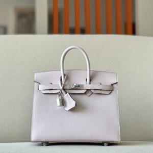 Birkin 25 Epsom Mauve Pale(09) Palladium Hardware Sellier