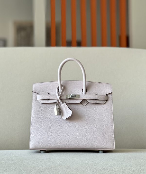 Birkin 25 Epsom Mauve Pale(09) Palladium Hardware Sellier
