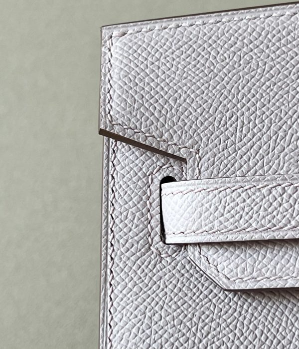 Birkin 25 Epsom Mauve Pale(09) Palladium Hardware Sellier - Image 7