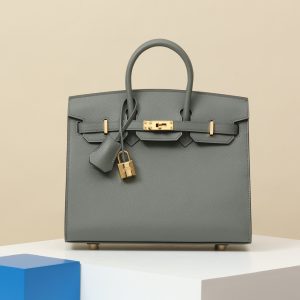 Birkin 25 Epsom Gris Meyer(0L) Gold Hardware Sellier