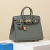 Birkin 25 Epsom Gris Meyer(0L) Gold Hardware Sellier - Image 2