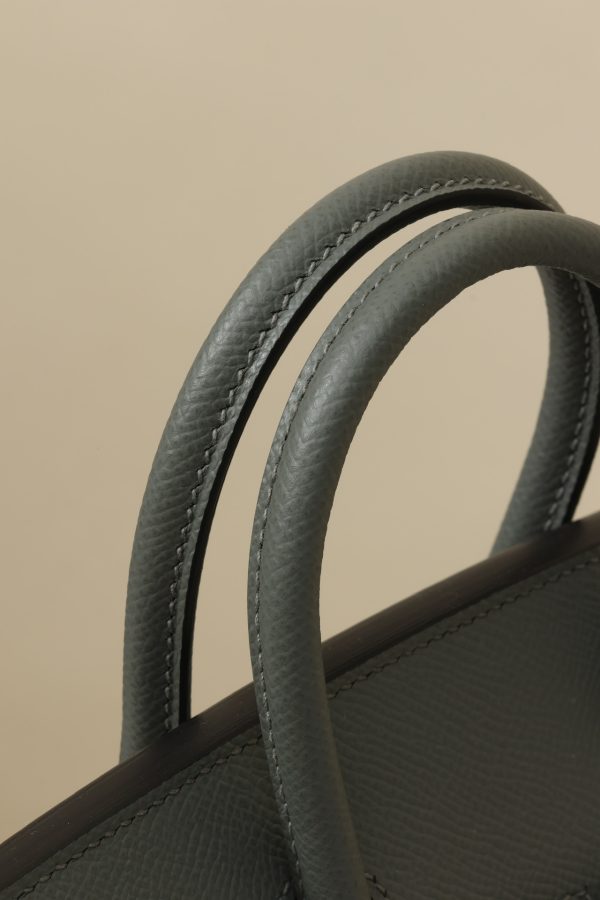 Birkin 25 Epsom Gris Meyer(0L) Gold Hardware Sellier - Image 7