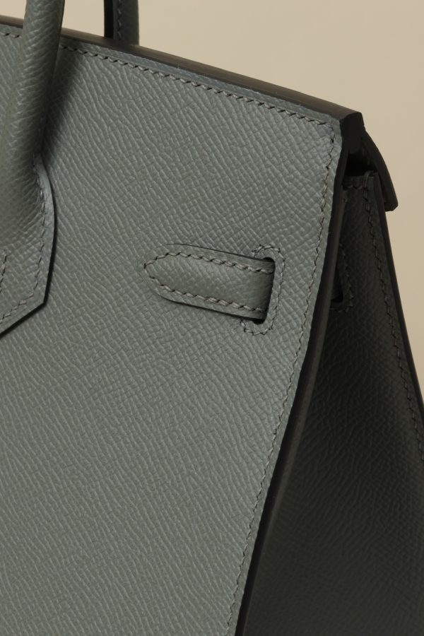 Birkin 25 Epsom Gris Meyer(0L) Gold Hardware Sellier - Image 6