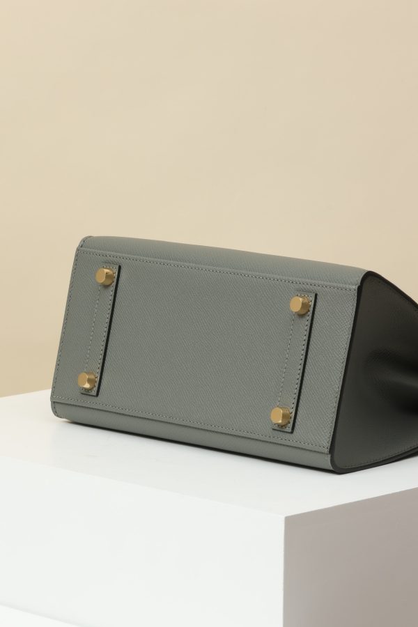 Birkin 25 Epsom Gris Meyer(0L) Gold Hardware Sellier - Image 4