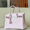Birkin 30 Swift Mauve Pale(09) Palladium Hardware - Image 2