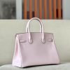Birkin 30 Swift Mauve Pale(09) Palladium Hardware - Image 3