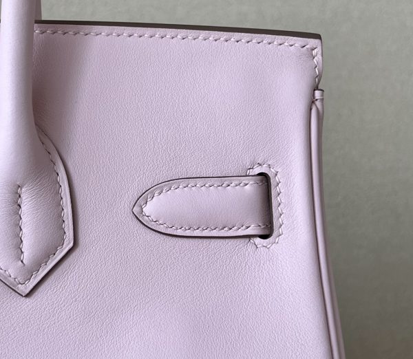 Birkin 30 Swift Mauve Pale(09) Palladium Hardware - Image 6