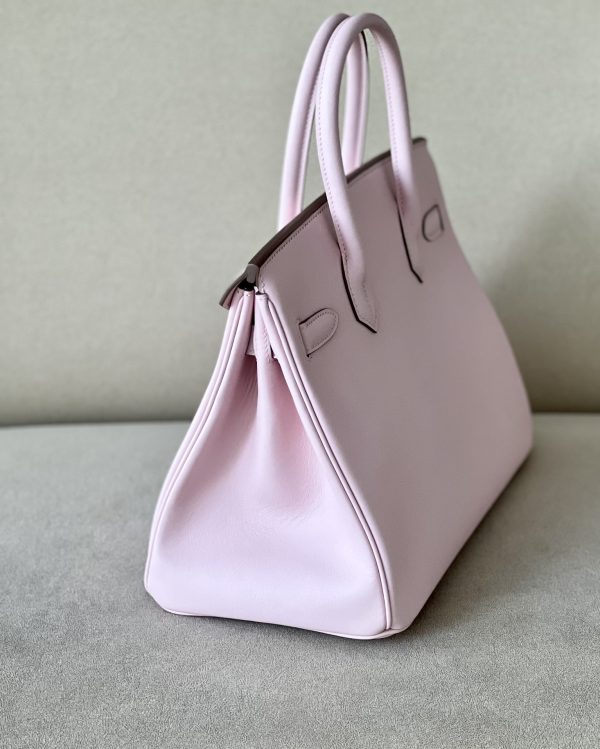 Birkin 30 Swift Mauve Pale(09) Palladium Hardware - Image 4