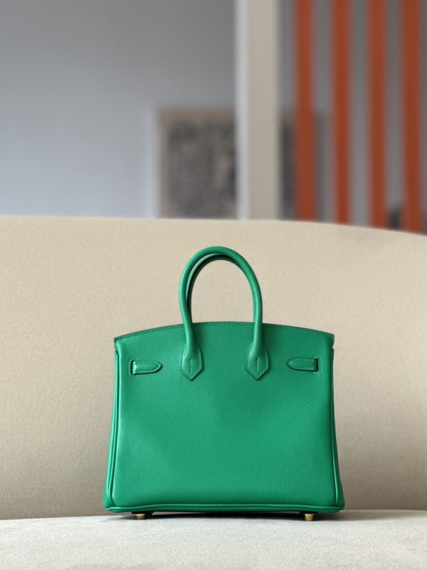Birkin 25 Swift Menthe (6W) Gold Hardware - Image 11