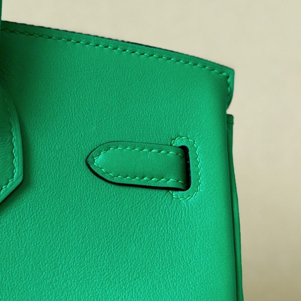Birkin 25 Swift Menthe (6W) Gold Hardware - Image 8