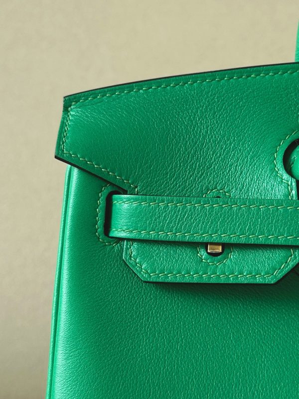 Birkin 25 Swift Menthe (6W) Gold Hardware - Image 2