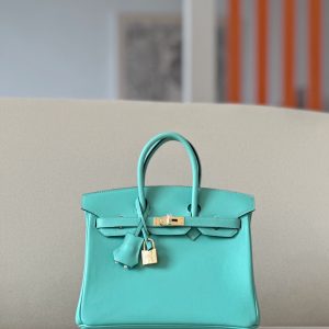 Birkin 25 Swift  Blue Atoll(3P) Gold Hardware