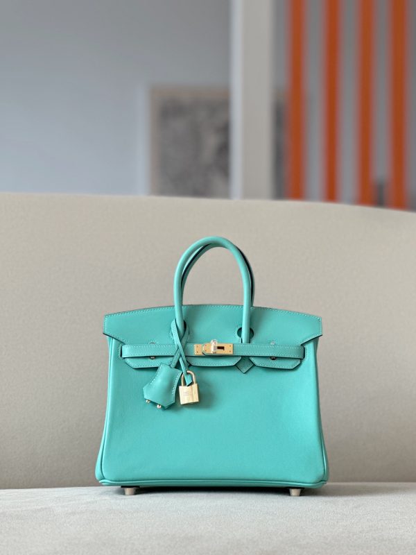 Birkin 25 Swift  Blue Atoll(3P) Gold Hardware