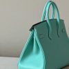 Birkin 25 Swift  Blue Atoll(3P) Gold Hardware - Image 4