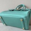 Birkin 25 Swift  Blue Atoll(3P) Gold Hardware - Image 5