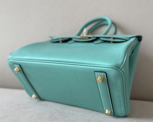 Birkin 25 Swift  Blue Atoll(3P) Gold Hardware - Image 5