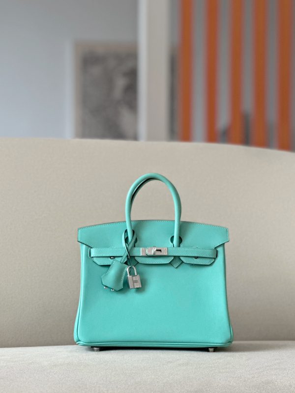 Birkin 25 Swift Blue Atoll(3P) Palladium Hardware