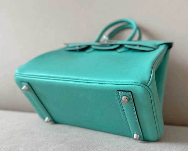 Birkin 25 Swift Blue Atoll(3P) Palladium Hardware - Image 5