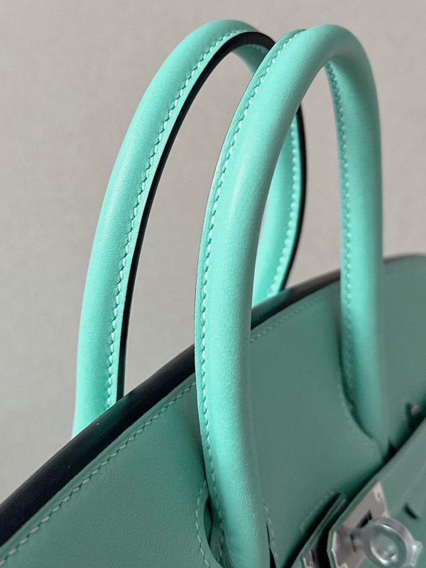 Birkin 25 Swift Blue Atoll(3P) Palladium Hardware - Image 10