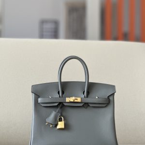 Birkin 25 Swift Gris Meyer(0L) Gold Hardware