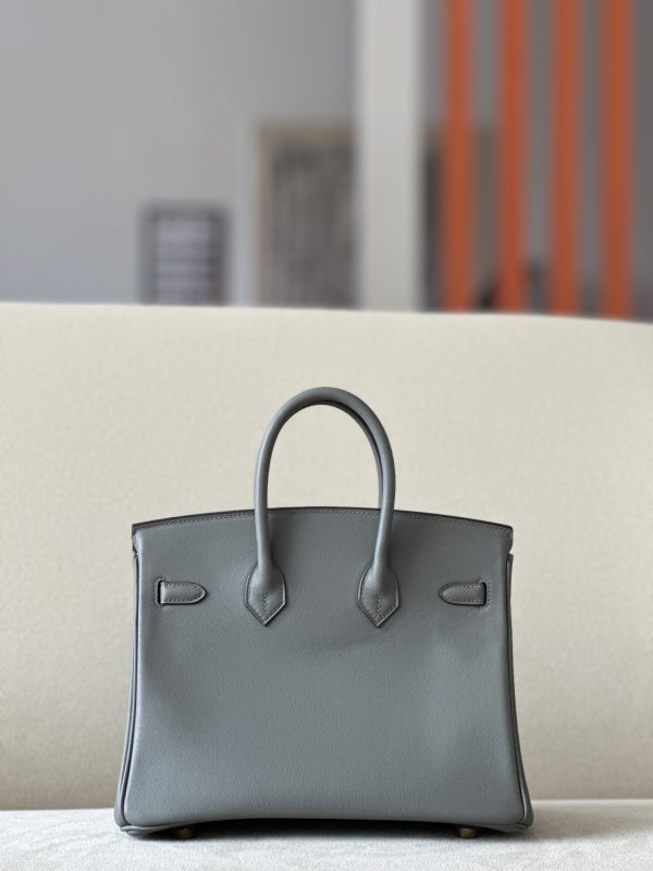 Birkin 25 Swift Gris Meyer(0L) Gold Hardware - Image 2
