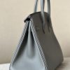 Birkin 25 Swift Gris Meyer(0L) Gold Hardware - Image 4