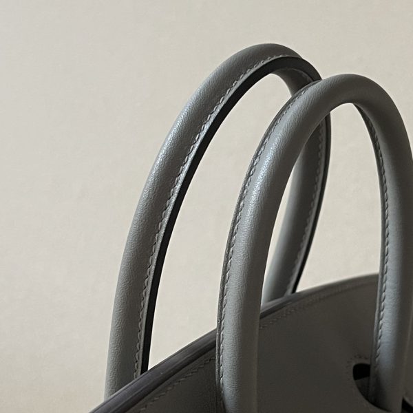 Birkin 25 Swift Gris Meyer(0L) Gold Hardware - Image 11