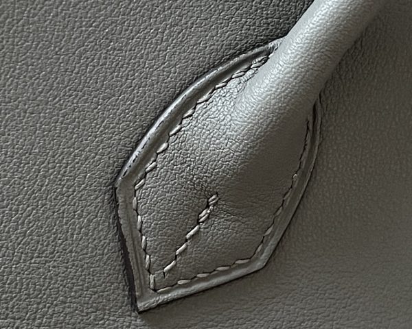 Birkin 25 Swift Gris Meyer(0L) Gold Hardware - Image 10