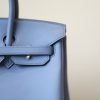 Birkin 25 Swift Blue Agate (R2) Palladium Hardware - Image 10