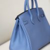 Birkin 25 Swift Blue Agate (R2) Palladium Hardware - Image 4