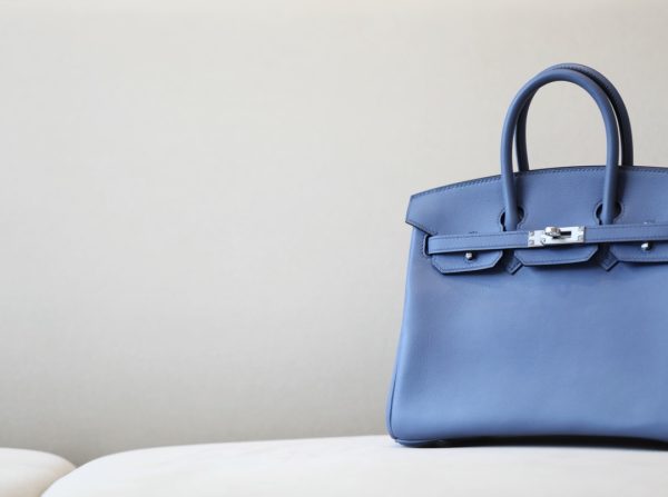 Birkin 25 Swift Blue Agate (R2) Palladium Hardware - Image 5