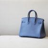 Birkin 25 Swift Blue Agate (R2) Palladium Hardware - Image 3