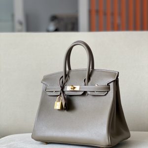 Birkin 25 Swift Etoupe(18) Gold Hardware